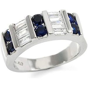 Glamouresq 18K Plated Baguette Cut CZ Band Ring